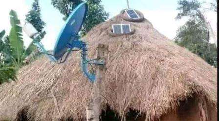 From Mud to Modern Marvel: This Solar-Powered House in Africa with DSTV Dish is Breaking the Internet
